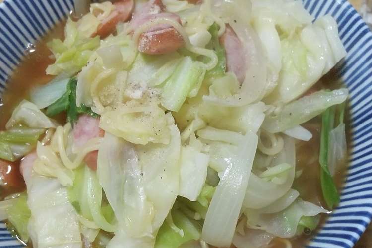 キャベツたっぷり即席ラーメン レシピ 作り方 By ゆか 猫 クックパッド 簡単おいしいみんなのレシピが374万品