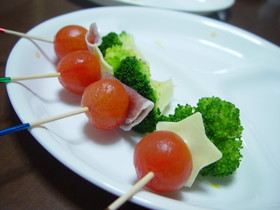 簡単だんごサラダ