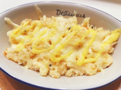 ポテトサラダのチーズ焼き(たらこ)の写真
