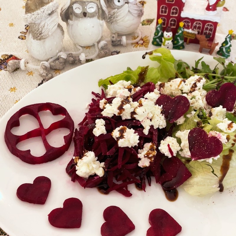 インドのビーツサラダのレシピ