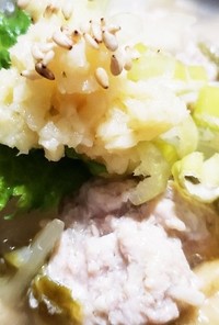お年寄り絶賛シリーズ☆白菜つくね生姜汁