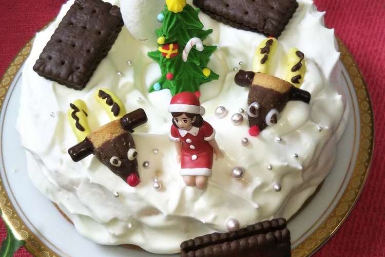 市販のスポンジとお菓子でクリスマスケーキ レシピ 作り方 By 薩摩のやすねこ クックパッド 簡単おいしいみんなのレシピが376万品