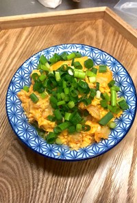 キムチ＆とろ〜りチーズのトロトロ卵炒め☆