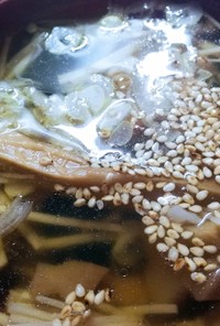 メンマとえのきの中華スープ