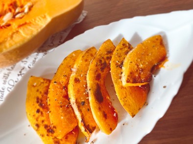 バターナッツかぼちゃのシンプルソテーの写真
