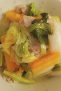 白菜にんじん小松菜のほっと煮