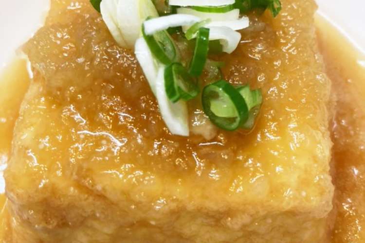 超てぬき 絹厚揚げのみぞれ煮 レシピ 作り方 By ヘップ Ban番 クックパッド 簡単おいしいみんなのレシピが373万品