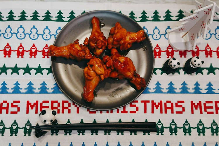 あずちんボーンブロス簡単クリスマスチキン レシピ 作り方 By roth クックパッド 簡単おいしいみんなのレシピが367万品