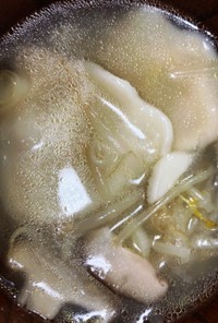 水餃子の中華スープ