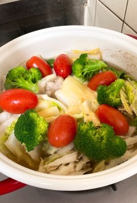 彩りミルフィーユ鍋 withチーズ