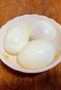 殻がきれいにむけるゆで卵