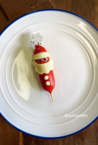 可愛いおかず#サンタさん　クリスマス弁当