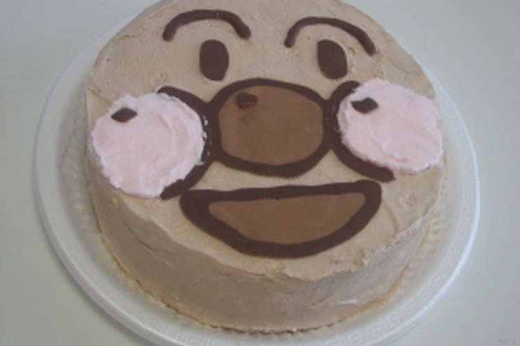 アンパンマンの顔ケーキ レシピ 作り方 By すんよるちゃん クックパッド