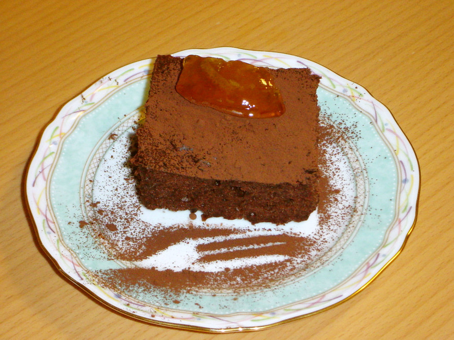 レンジで♪　ヨーグルト＆マヨチョコケーキの画像
