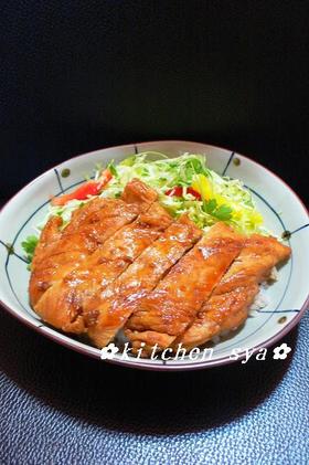 ♪鶏の照り焼き♪丼でもどうぞっ♥