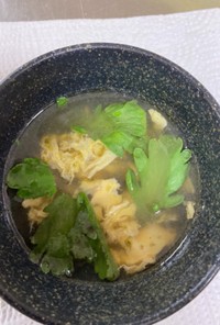 紫菜蛋花湯 （味付け海苔と卵スープ）