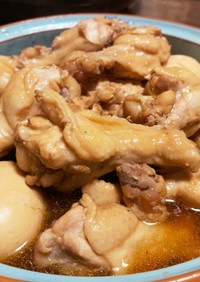 炊飯器★鶏手羽とたまごのポン酢さっぱり煮