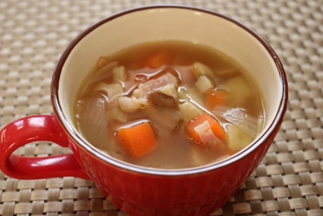 《マッシュルーム》根菜スープの画像