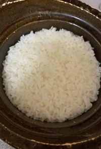土鍋で無洗米を美味しく炊き上げる