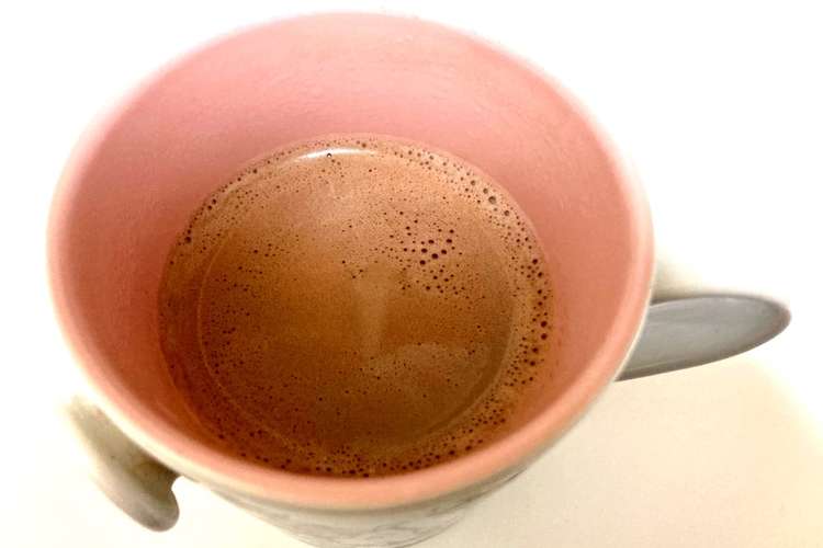 身体ポカポカ ホットラムココア レシピ 作り方 By チビひなた クックパッド 簡単おいしいみんなのレシピが365万品