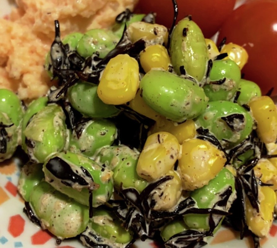 ひじきと枝豆コーンのマヨサラダ by クックGGAKVD☆ 【クックパッド】 簡単おいしいみんなのレシピが395万品