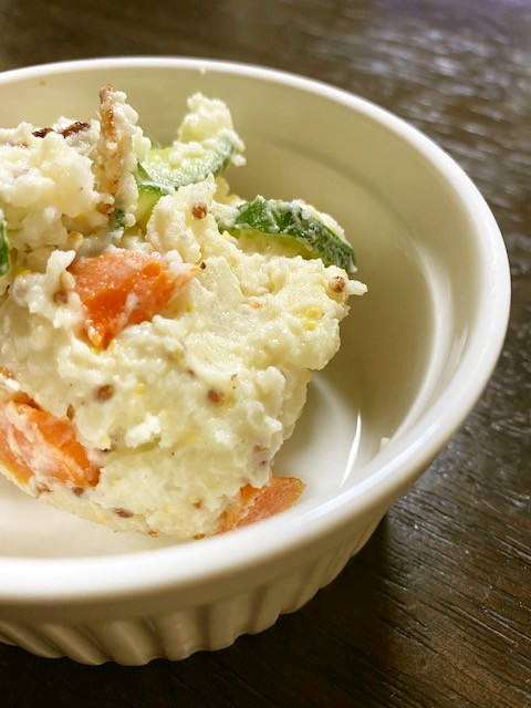 ポーランドソーセージとマスタードポテトサラダのレシピ