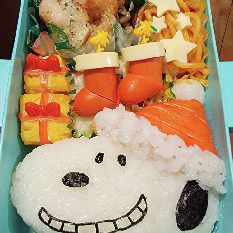 クリスマススヌーピーおにぎり弁当！