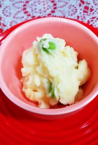 ふわふわマッシュポテト〜チーズ&枝豆風味