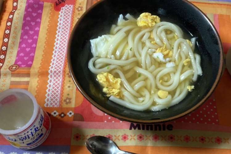 お昼ご飯にピッタリ卵うどん レシピ 作り方 By Soccerp クックパッド 簡単おいしいみんなのレシピが377万品