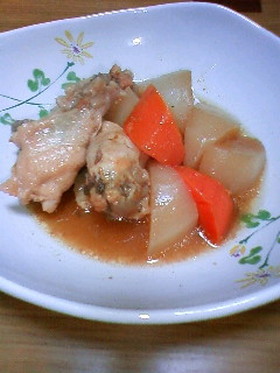 大根と鶏肉のほろほろ煮♪シャトルシェフ♪