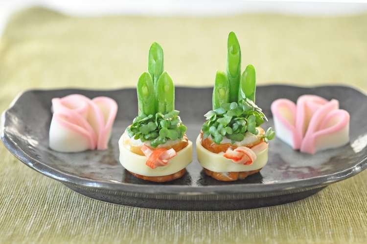 おせちに スプラウトとちくわの門松 レシピ 作り方 By 村上農園 クックパッド 簡単おいしいみんなのレシピが378万品