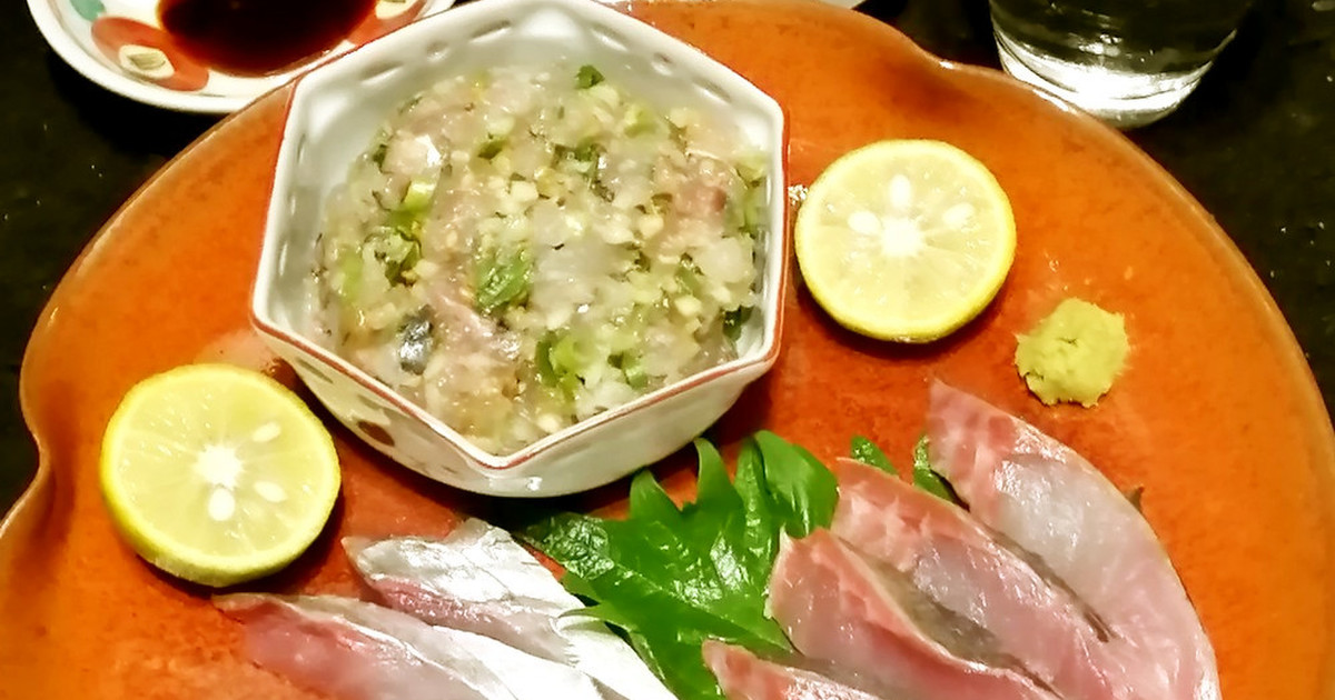 平アジ なめろう お酒のアテに最高 レシピ 作り方 By Rokkobrog クックパッド 簡単おいしいみんなのレシピが375万品