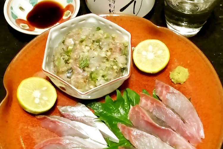 平アジ なめろう お酒のアテに最高 レシピ 作り方 By Rokkobrog クックパッド 簡単おいしいみんなのレシピが378万品