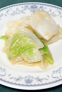 イカと白菜のニンニク炒め（お肉でも）