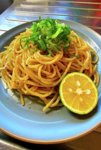 黒七味のスパゲッティーニ
