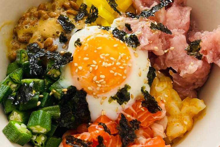 夢庵うまか丼風 海鮮ばくだん丼 レシピ 作り方 By Risarecipe クックパッド 簡単おいしいみんなのレシピが376万品