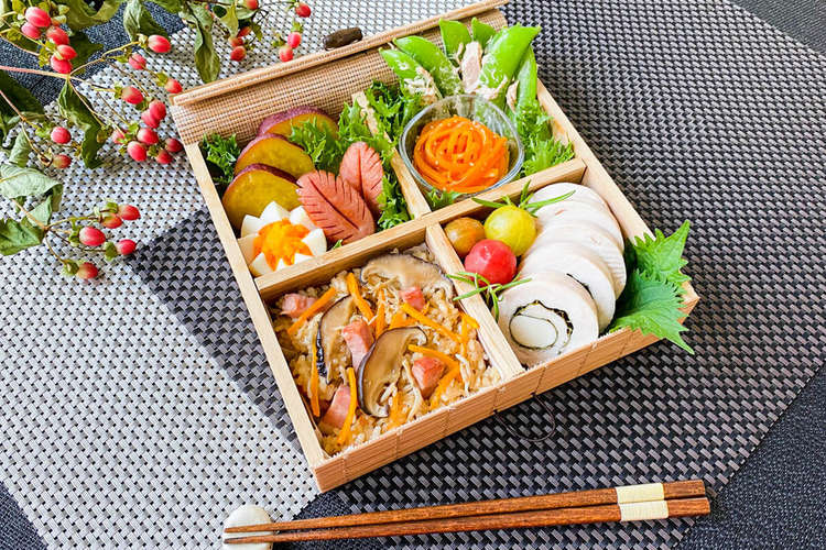 63 95 同時調理 松花堂風弁当 レシピ 作り方 By 低温調理器boniq クックパッド 簡単おいしいみんなのレシピが370万品