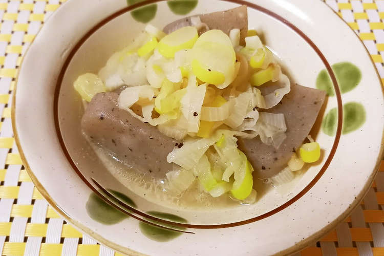 長ネギとこんにゃくの中華炒め煮 レシピ 作り方 By ポテチ犬 クックパッド 簡単おいしいみんなのレシピが376万品