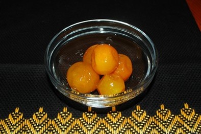 金柑の甘露煮の写真