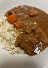 牛すじカレー(圧力鍋使用)