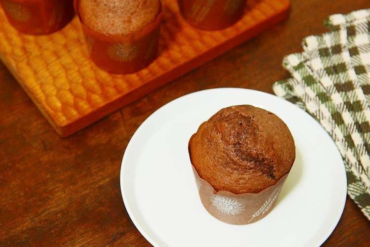 ホットケーキミックスでココアカップケーキ レシピ 作り方 By Nob クックパッド 簡単おいしいみんなのレシピが366万品