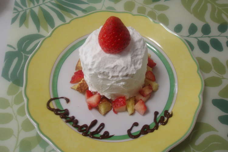 ホットケーキでキャンドルケーキ レシピ 作り方 By ハンとユヅキ クックパッド