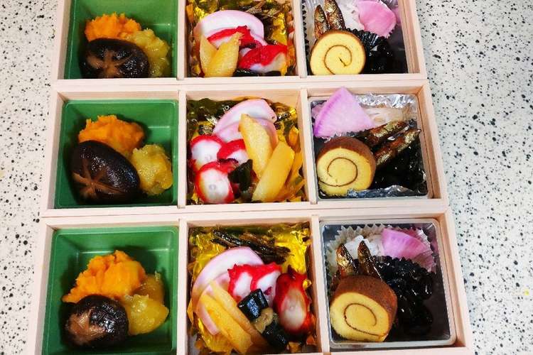 お節の盛り合わせ 手作り 市販活用 レシピ 作り方 By ペル太郎 クックパッド 簡単おいしいみんなのレシピが364万品