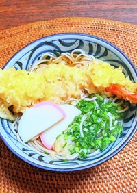 海老の天ぷら蕎麦