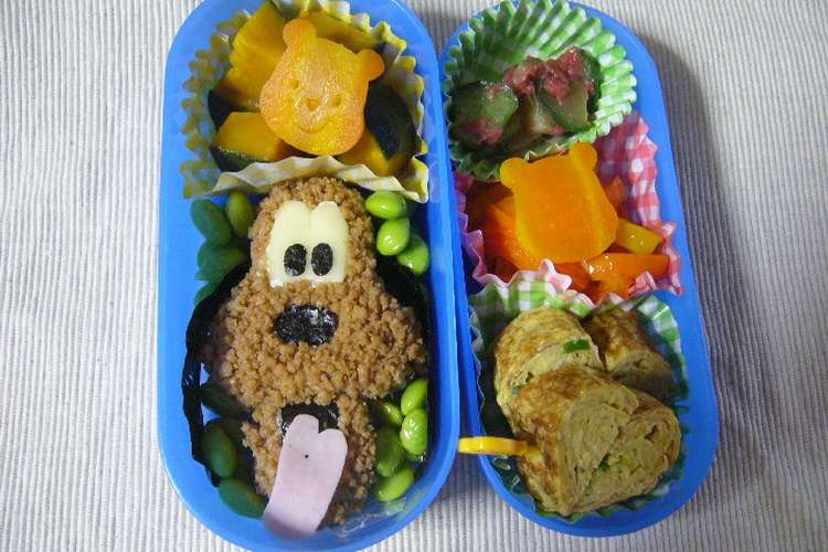 簡単キャラ弁 ディズニー プルート レシピ 作り方 By かなえ クックパッド