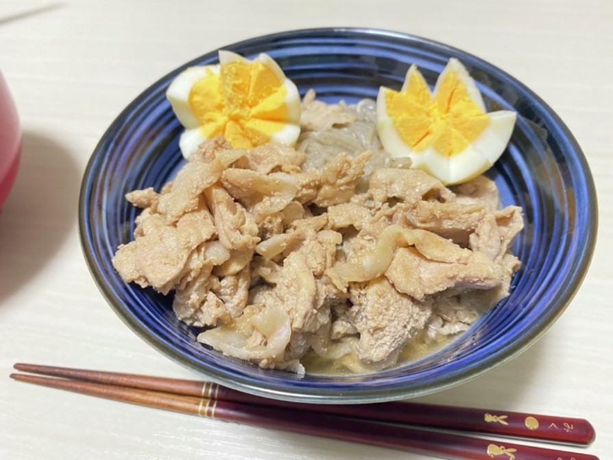 肉うどんのお肉の画像