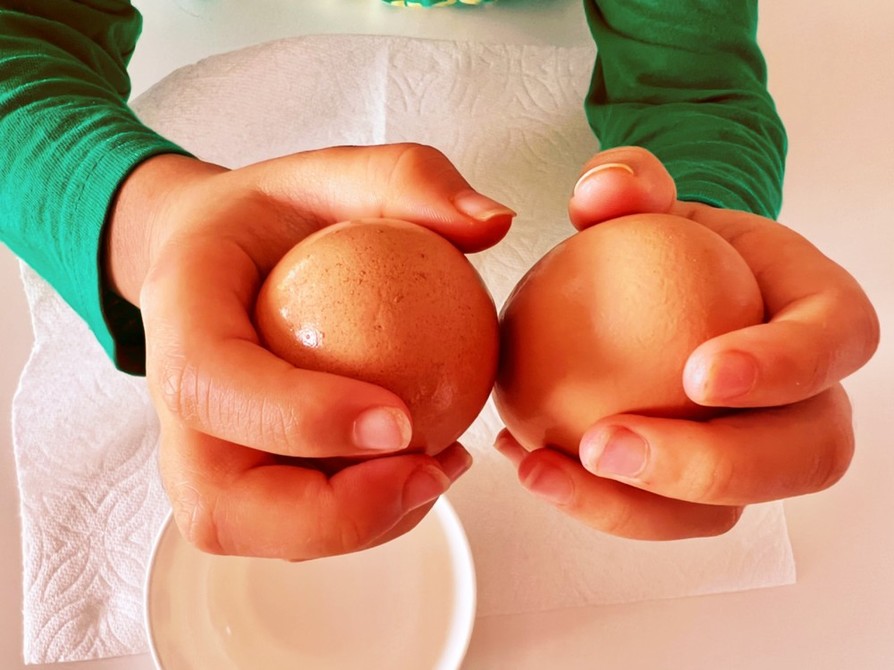 ガツン！子供の卵の割り方の画像