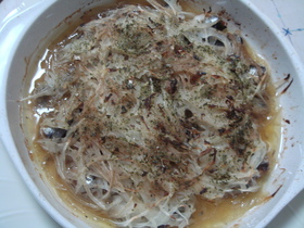 オイルサーデンの缶詰でオーブン焼き