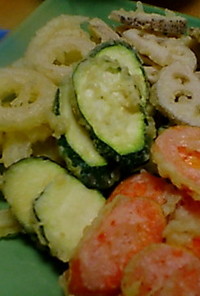 野菜で満足・野菜の天ぷら