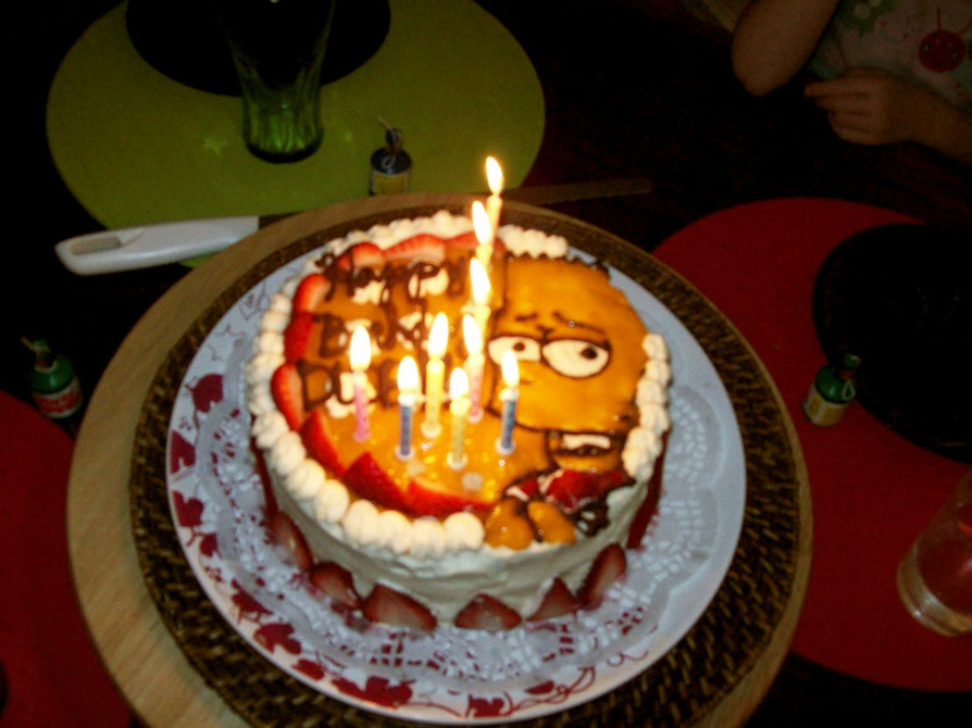 シンプソンズのお誕生日ケーキ☆（バート）の画像
